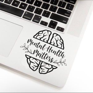 Mental health matters vinyl car decal